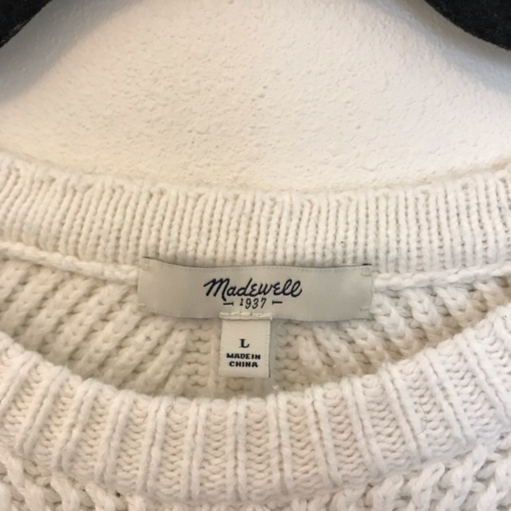 Madewell Hexcomb Texture Sweater [Large] - Picture 6 of 9